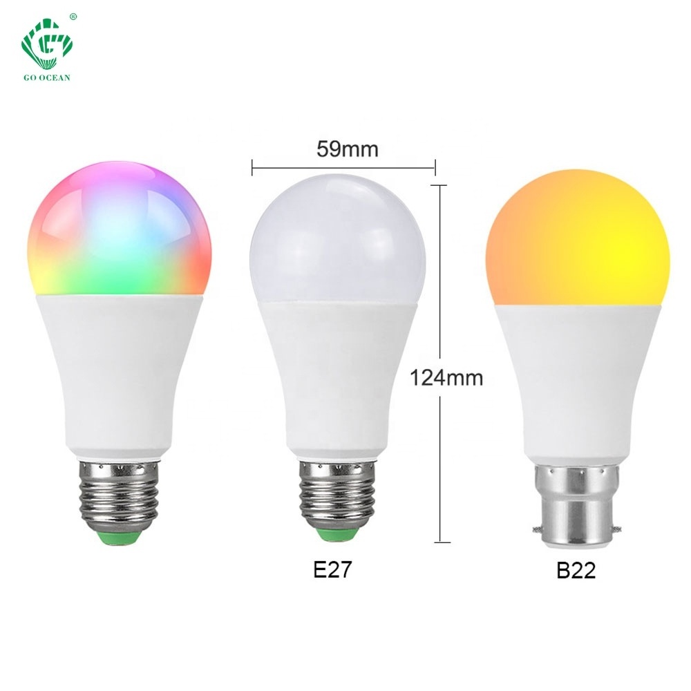 Light Bulb LED Smart Lamp BT RGB B22 E27 Bulb Lamp Lightbulbs Alexa Lamp Energy Saving Smart Bulbs