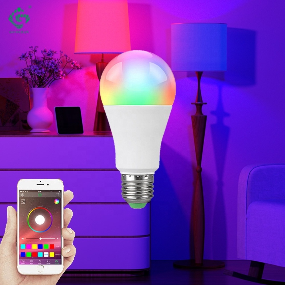 Light Bulb LED Smart Lamp BT RGB B22 E27 Bulb Lamp Lightbulbs Alexa Lamp Energy Saving Smart Bulbs