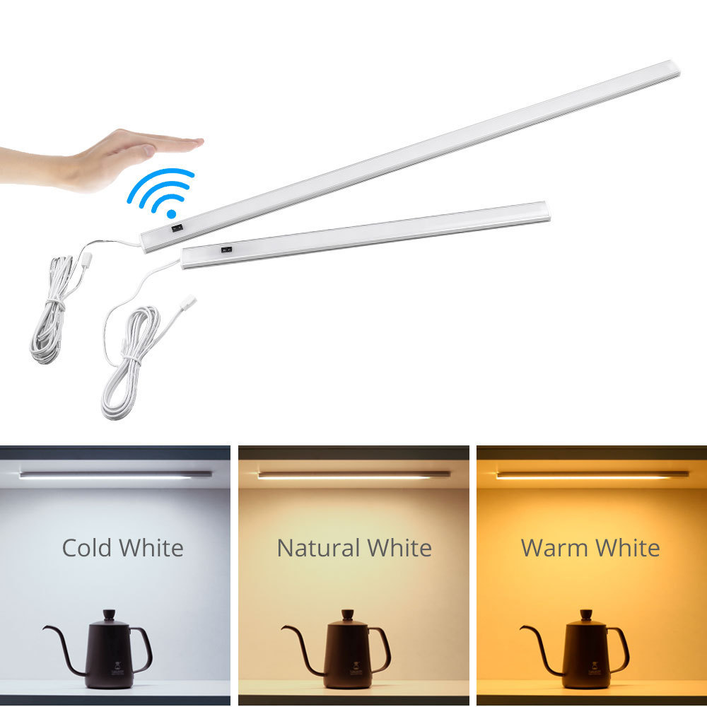 30CM Ultra-Thin Closet Lamp Hand Sweep Sensor LED Wardrobe Kitchen Lighting LED Under Cabinet Lights