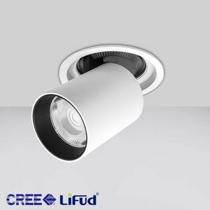 Recessed 220V 230V LED Ceiling Downlight 360 Degree Rotating Spot Lamp Gallery Home