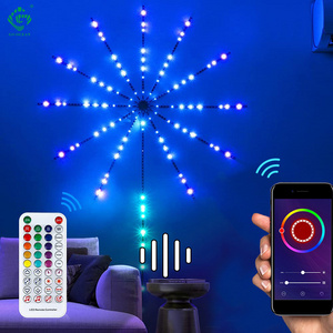 Color Changing Music Sync Sound Control Rope Lamp Dream Color Firework Led Strip Lights