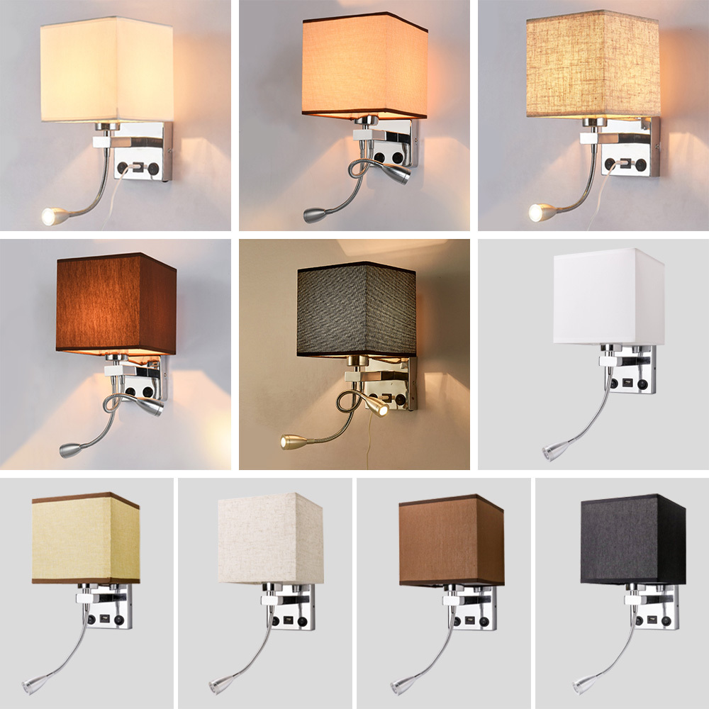 Modern European Lighting Indoor LightsLED Sconce Wall Lamp Bedroom Wall Lights for Living Room