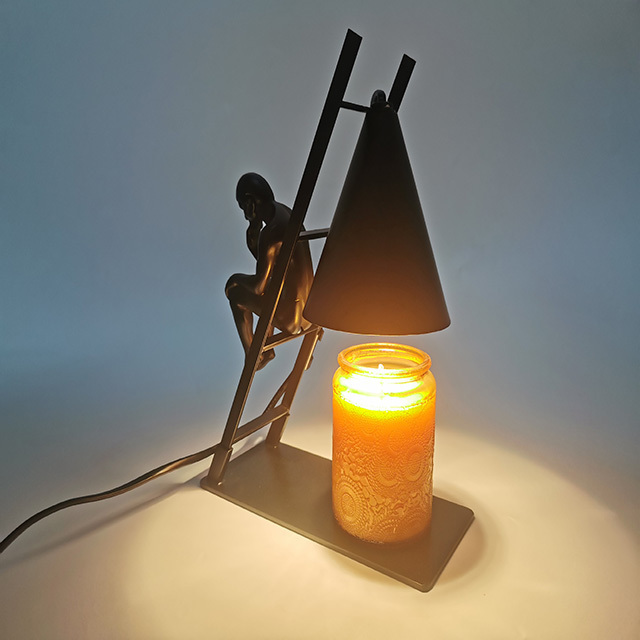 America Decoration Dimmable Scented Night Wax Candle Melt Warmer Light Candle Lamp For Bedside Reading Room