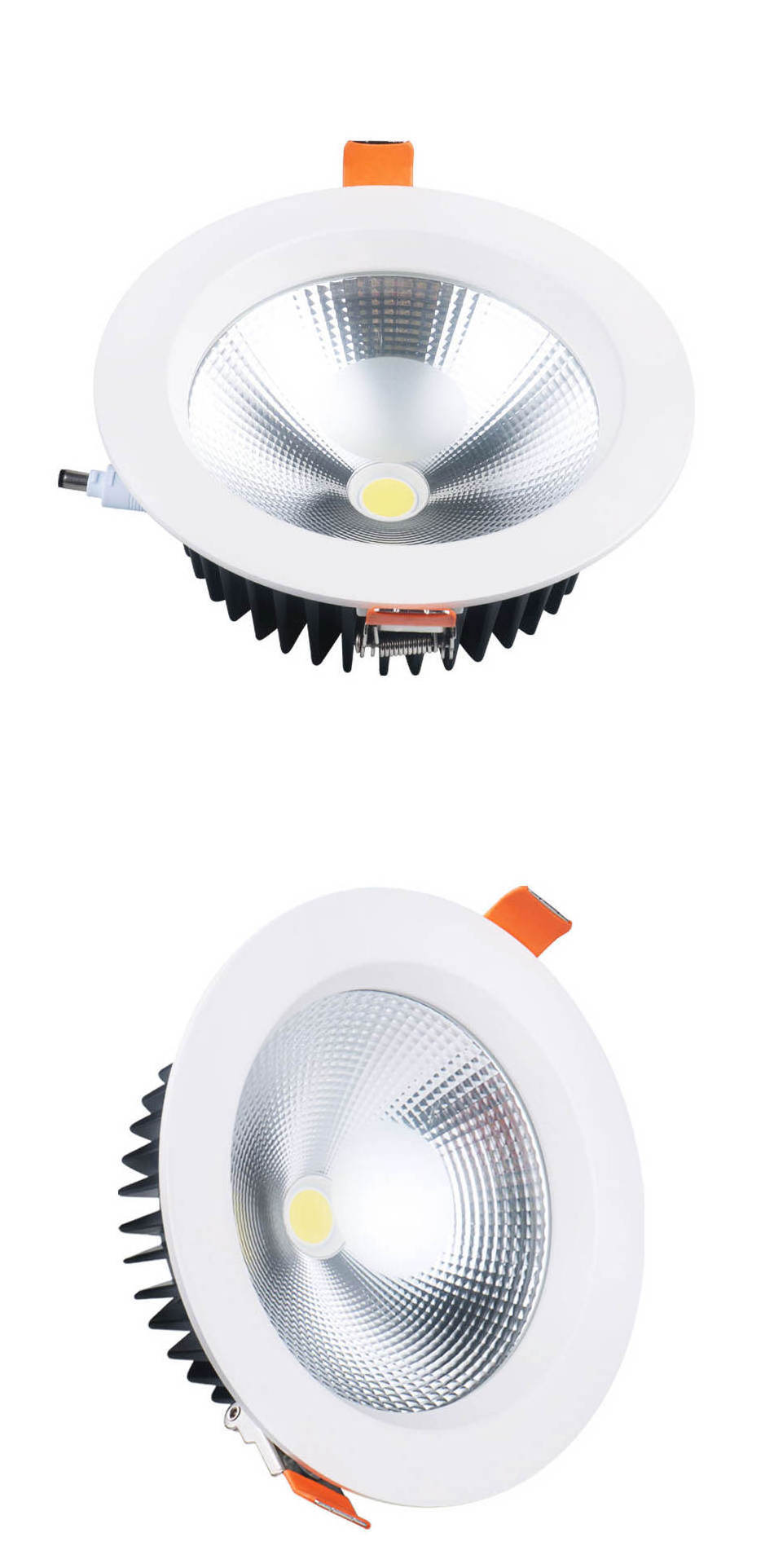 Wholesale Factory Price Aluminum Recessed Led Downlights Commerical Housing Down Light