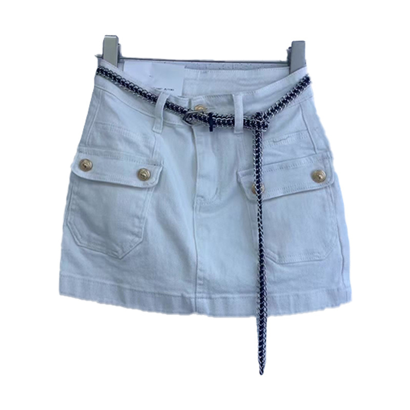 2022 New Arrival Fashion Mini Denim Skirt Fashionable Jean Skirt Blue Denim Jeans Short Skirt