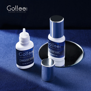 Gollee Quick Dry Long Lasting Great for Colored Lash And Black Lash Eyelash Extension Glue Eyebrow Extension Glue