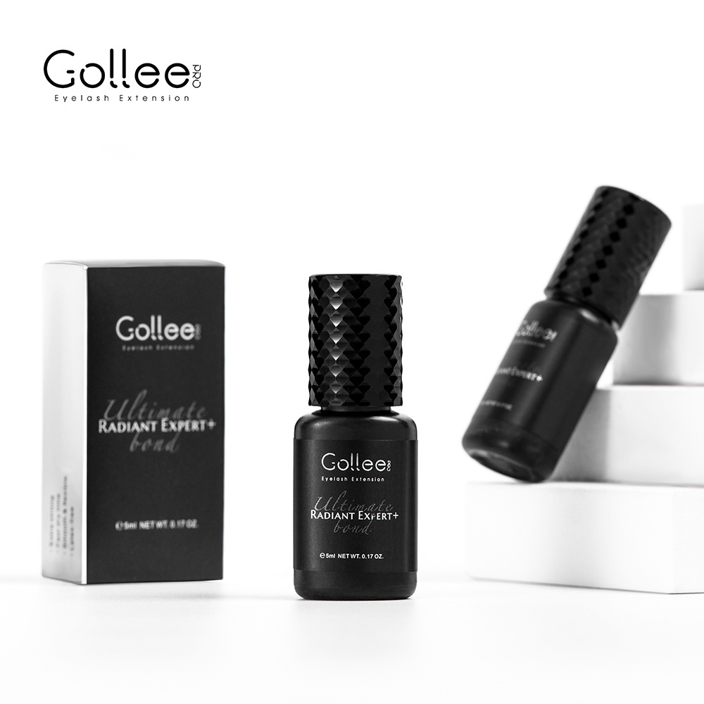 Gollee natural scented individual lashes with glue extensions 0.5 sec pro segment lash glue 7 days