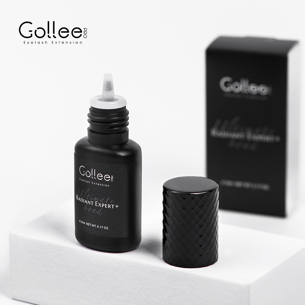 Gollee natural scented individual lashes with glue extensions 0.5 sec pro segment lash glue 7 days