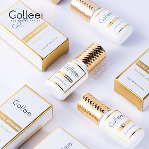 Gollee Korea Best Black Vegan Adhesive Glue Volume Latex Free Wholesale Private Label Eye Custom Lash Glue