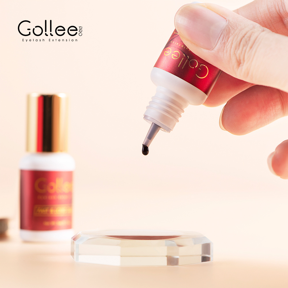 Gollee Private Label Permanent Eyelash Glue Extension Cruelty Free Korea Lashes Eyelash Glue