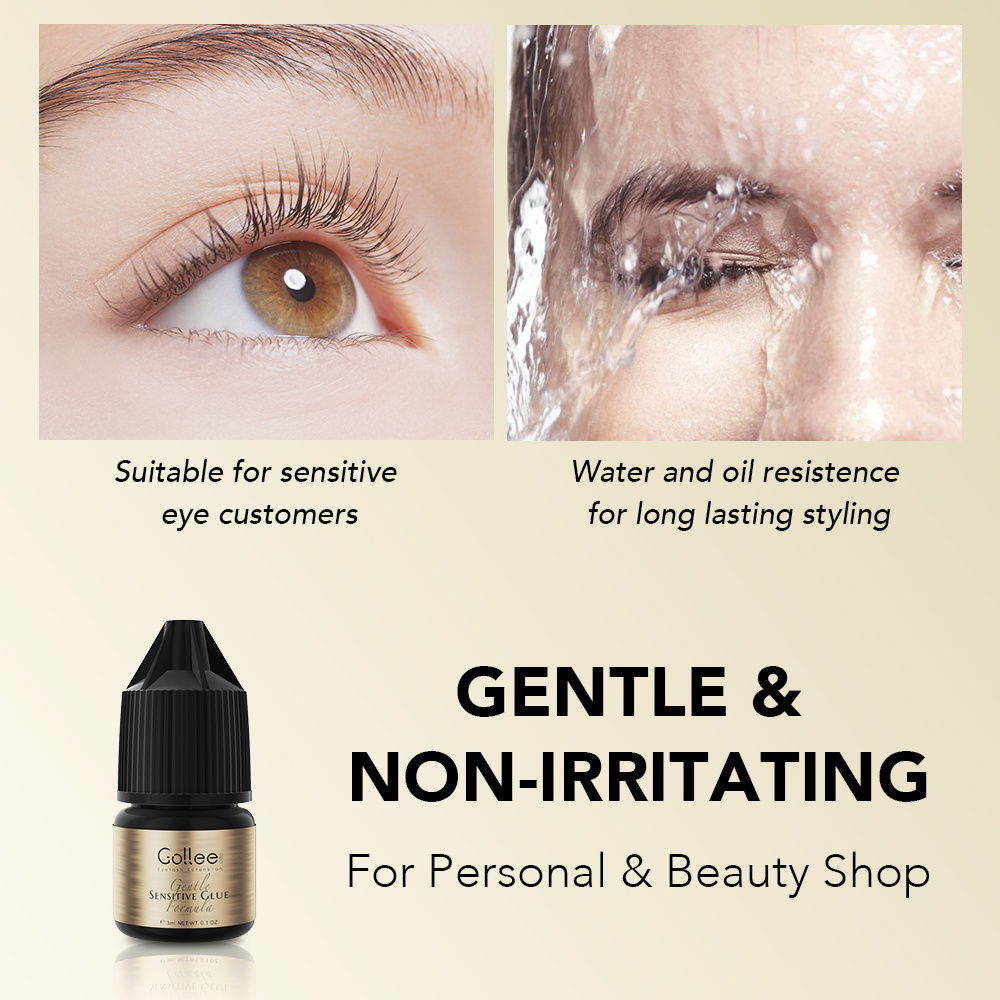 Gollee Proprietary Brand non toxic Semi permanent Organic Autograft False Eyelash glue