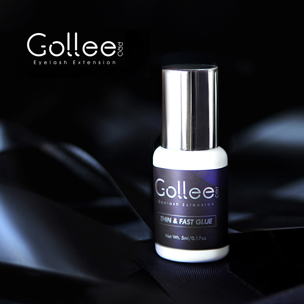 Gollee Japan 3D Oil Water Mink 0.5 Sec Premium Adhesive Smart Plus Good Retention Latex Mini Brand 1Sec 5ML Lash Glue