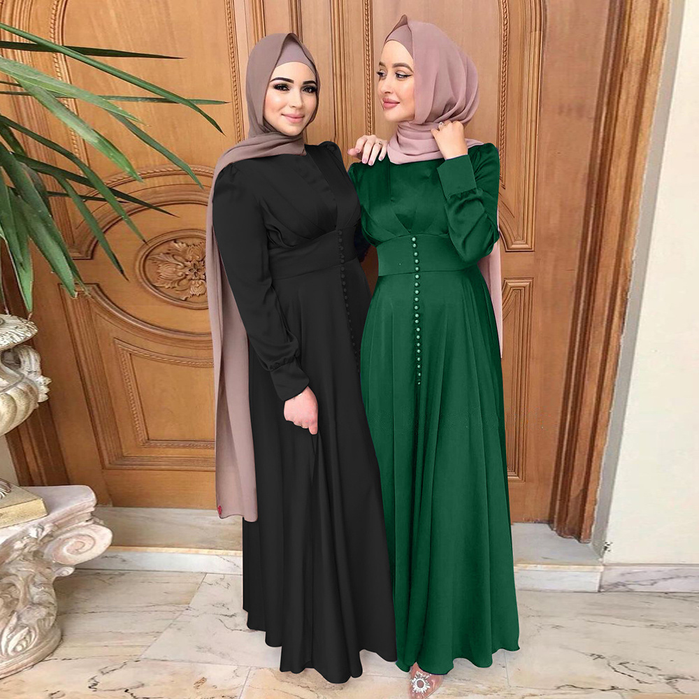 High Quality Plus Size Muslim leisure For Moroccan Tunisian Dubai Abaya With Robe Hijab Long Islamic Clothing Women Dress