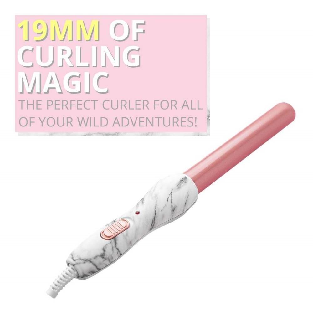 Professional mini Rotating Curling Iron PTC ceramic Hair Curler negative ion Rotation Styler Curling Wand