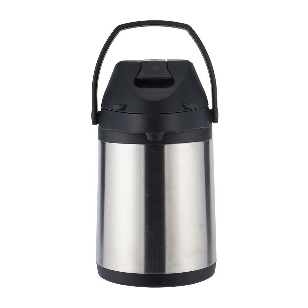 Middle East Big Size Lever Stainless steel thermos airpot insulated thermal pump coffee pot 2.5L 3.0L 3.5L 4.0L 4.5L