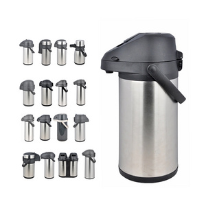 1.9L,2.2L,2.5L,3L,4L,5L stainless steel hot cold tiger pump dispenser water vacuum thermal air coffee pot vacuum airpot thermos