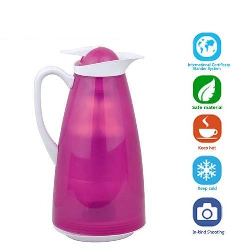 1.0L Arabic coffee pot Pink glass vacuum flask fashion tea pot