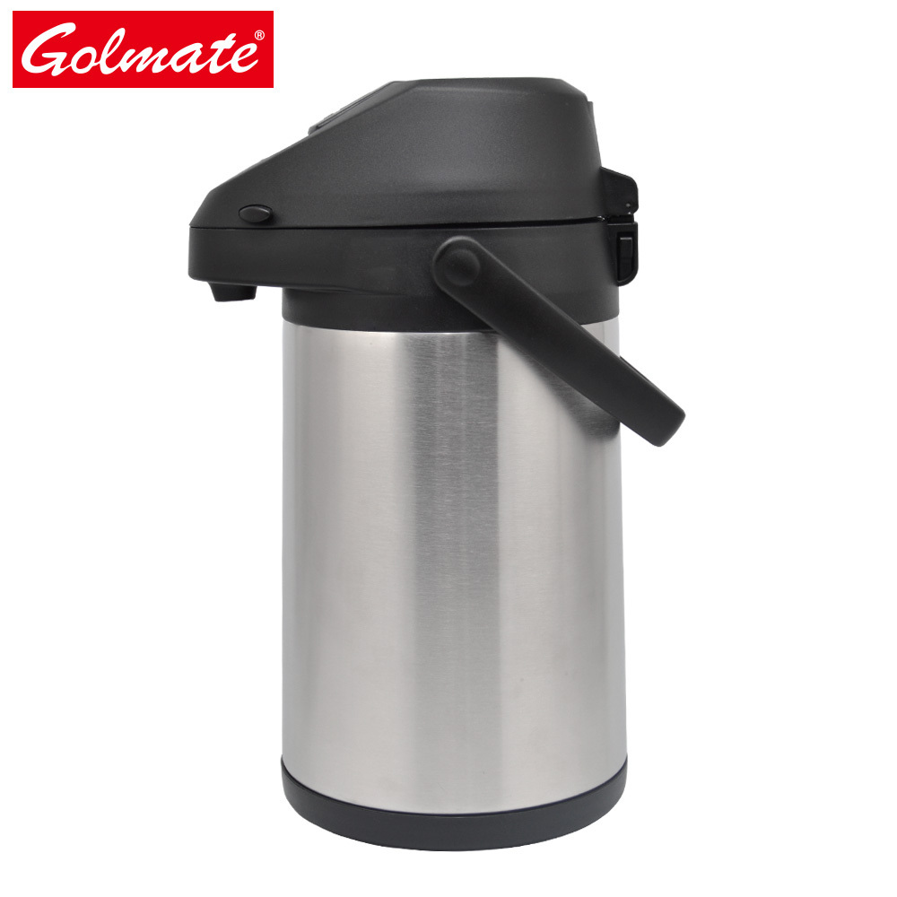 1.5L 2.5L 3.0L 4.0L 5L big flask water coffee dispenser Double wall stainless steel vacuum insulated airpot thermos