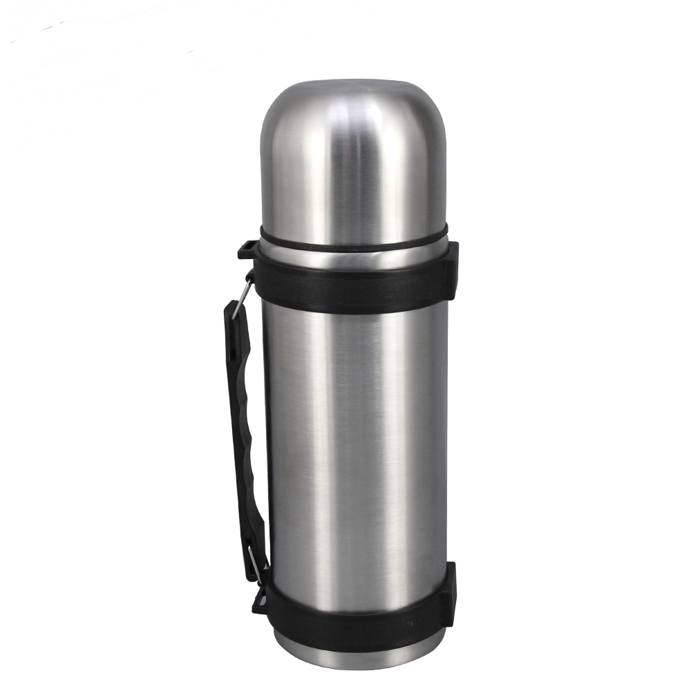 thermos 1000ml stainless steel vacuum soup flask with handle