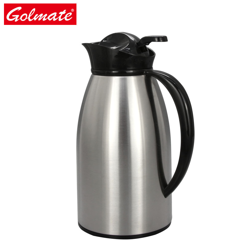 hot sale home office use stainless steel glass liner insulated thermal water tea pot