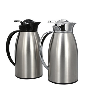 hot sale home office use stainless steel glass liner insulated thermal water tea pot