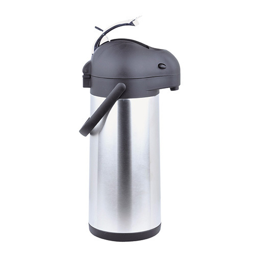 Double Wall Stainless Steel Thermal Coffee Carafe Vacuum Insulated Airpot Flask Coffee Dispenser with Pump