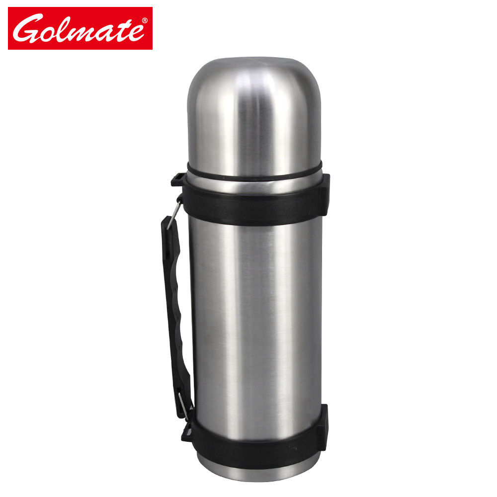 thermos 1000ml stainless steel vacuum soup flask with handle