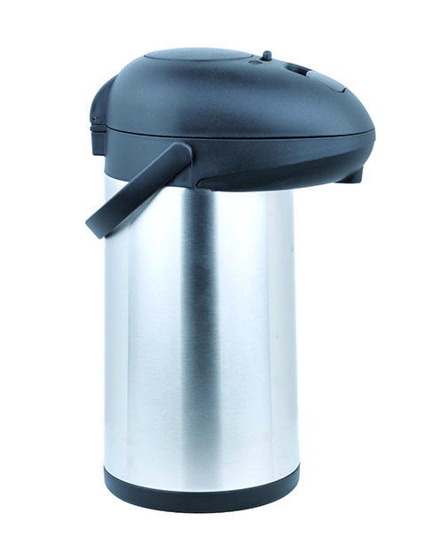 12 -24 Hour heat Cold Retention Stainless Steel Carafe Insulated Coffee Airpot Thermal Coffee Dispenser with Air Pump