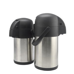 Lever pump stainless steel thermos vacuum coffee pot airpot pump pot 1.9l 2.2l 2.5l 3.0l 3.5l 4.0l