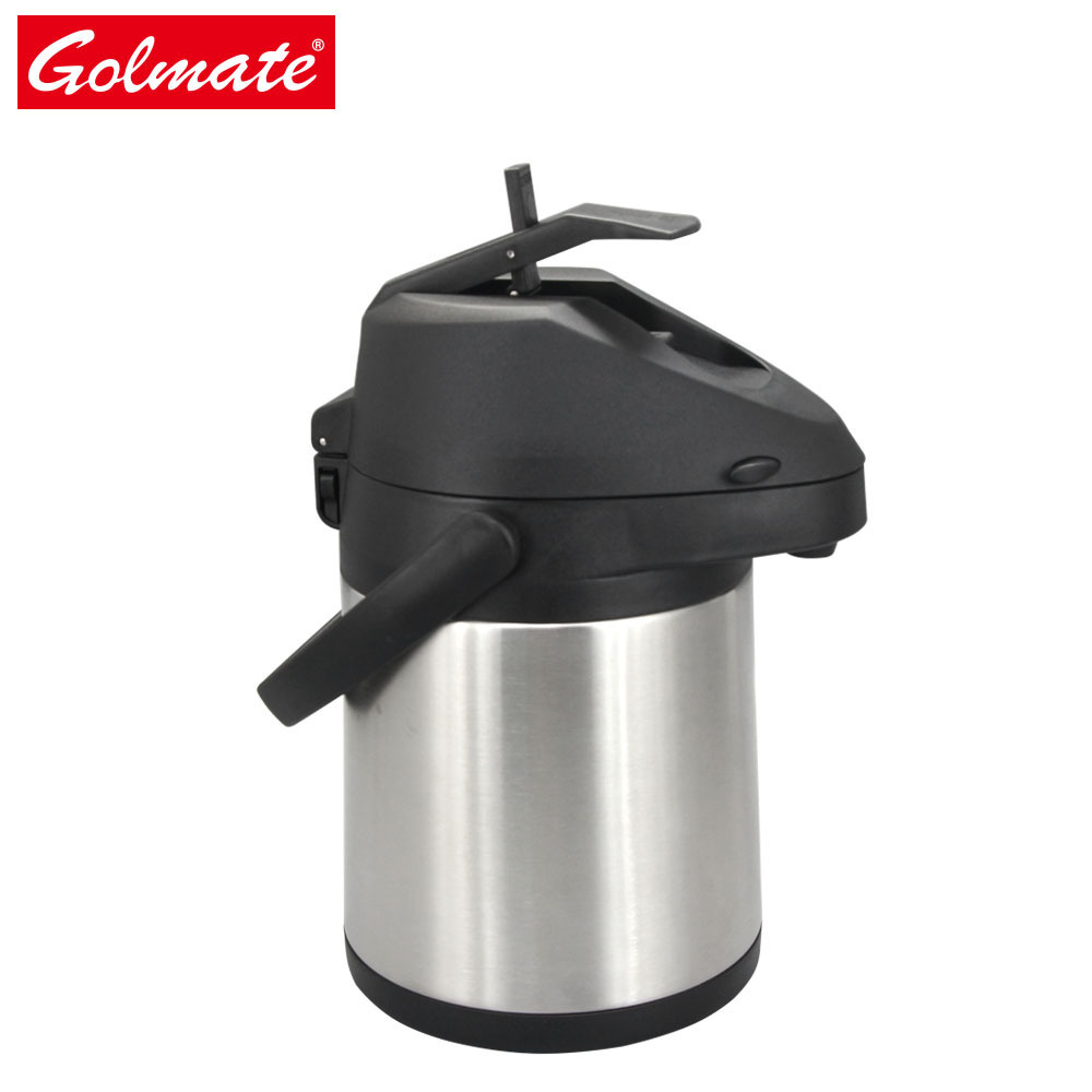 1.5L 2.5L 3.0L 4.0L 5L big flask water coffee dispenser Double wall stainless steel vacuum insulated airpot thermos