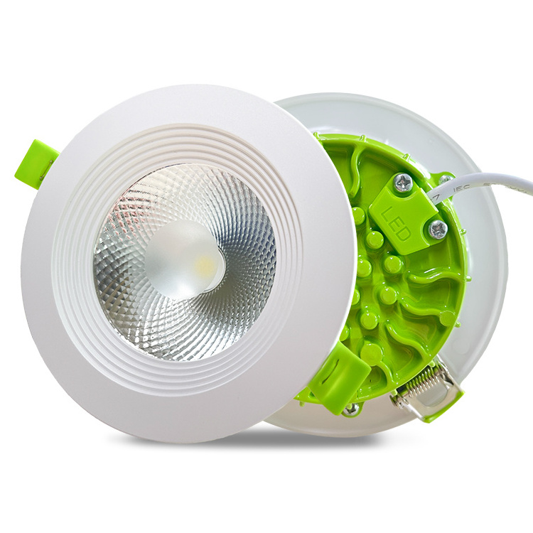 Modern Led Recessed Downlight 10W 15W 30W Anti Glare Embedded Downlights White Led Spot Down Light