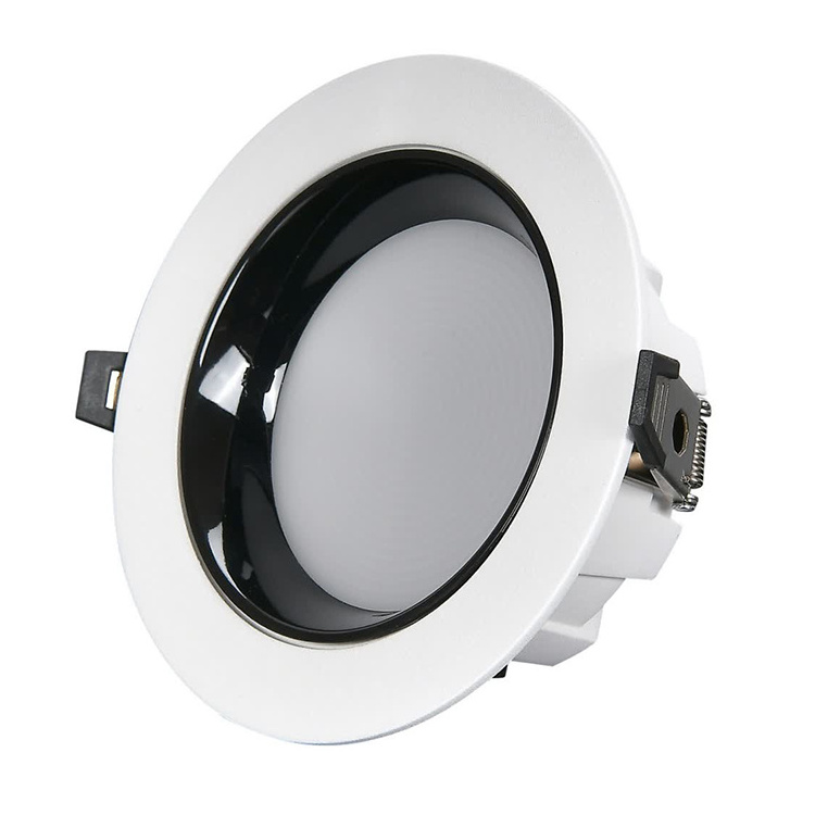 Energy Saving Down Lights 12w 4 inch Recessed Led Downlight Recessed Ceiling Spot Light Black White Led Lights Downlight