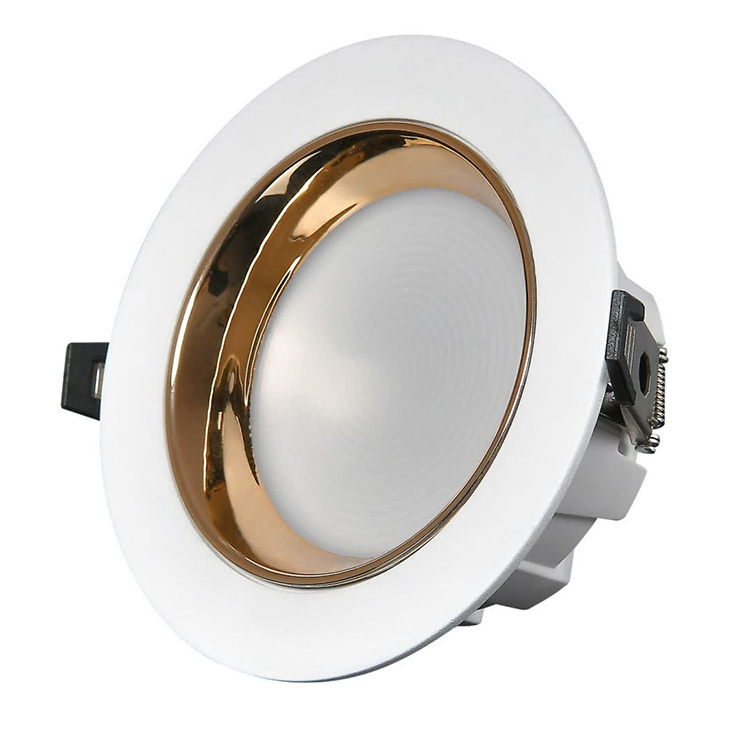 Energy Saving Down Lights 12w 4 inch Recessed Led Downlight Recessed Ceiling Spot Light Black White Led Lights Downlight