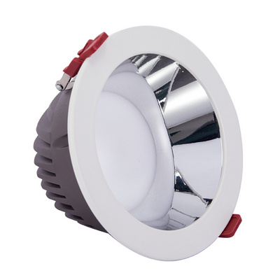 10W 20W 30W 40W Led COB Downlight 6000K Adjust Dimmable Embedded Led Ceiling Down Lights Anti Glare Recessed Downlight