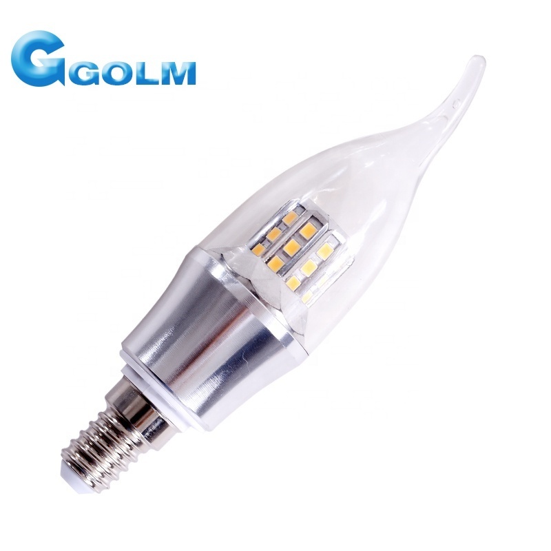 E14 E27 decorative bulb 7W decorative bulb 3000-6500K candle led bulbs