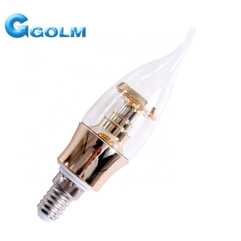 E14 E27 decorative bulb 7W decorative bulb 3000-6500K candle led bulbs