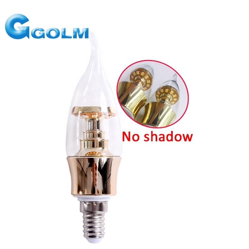 E14 E27 decorative bulb 7W decorative bulb 3000-6500K candle led bulbs