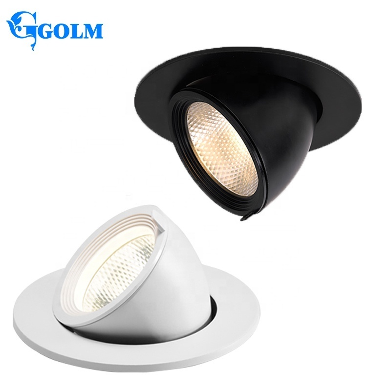 Led Spot Light 360 Degree Rotating Elephant Trunk Light 7W 12W 15W Ceiling Spotlight COB Indoor Lighting