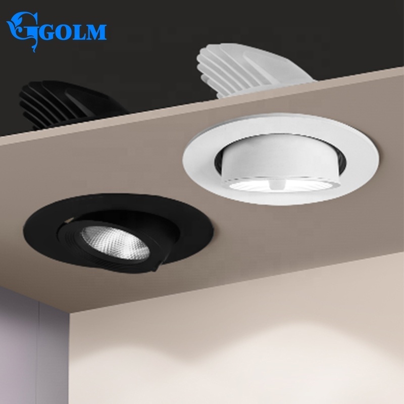 Led Spot Light 360 Degree Rotating Elephant Trunk Light 7W 12W 15W Ceiling Spotlight COB Indoor Lighting