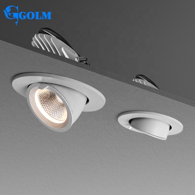 Led Spot Light 360 Degree Rotating Elephant Trunk Light 7W 12W 15W Ceiling Spotlight COB Indoor Lighting