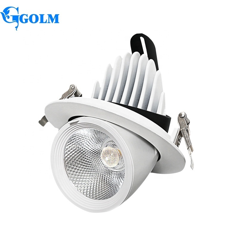 Led Spot Light 360 Degree Rotating Elephant Trunk Light 7W 12W 15W Ceiling Spotlight COB Indoor Lighting