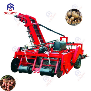 new design top quality hydraulic tractor PTO use automatic two rows Potato combine harvester digger