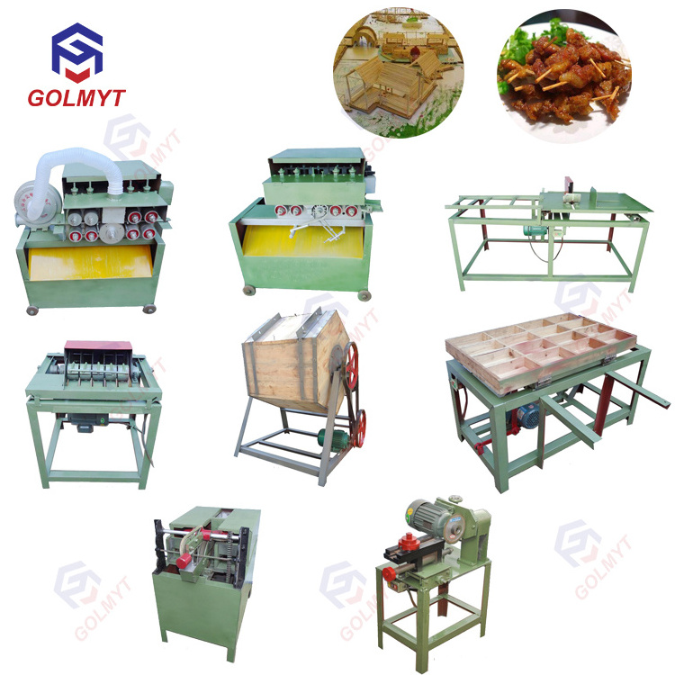 Raw Material Bamboo Wood Tooth Picker Toothpick Stick Pick Making Machine Production Line