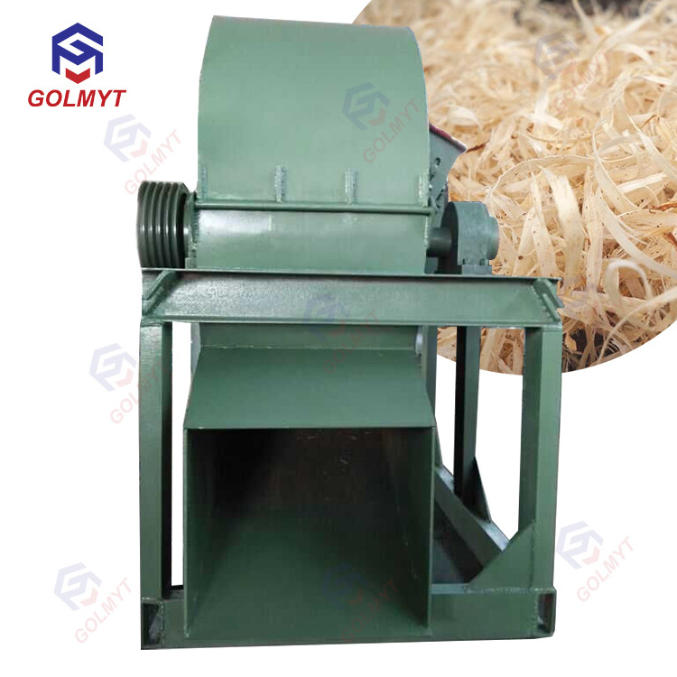 Best quality wood log hardwood shaving mill machine/wood shaving crusher