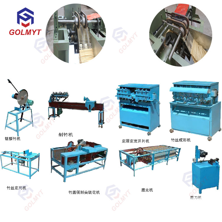 Raw Material Bamboo Wood Tooth Picker Toothpick Stick Pick Making Machine Production Line