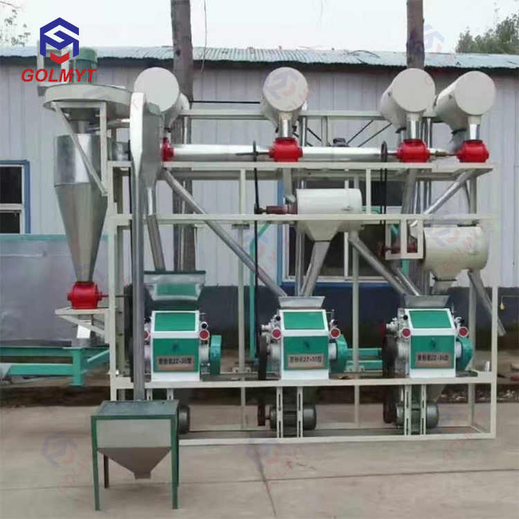 Cheap Price industrial maize corn flour mill plant/corn grits making machine/corn semolina processing machine