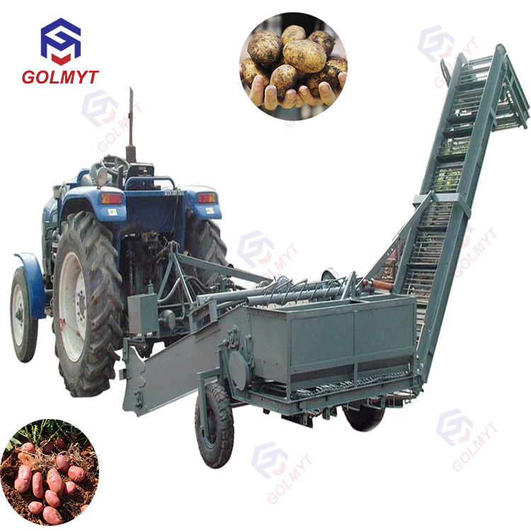 new design top quality hydraulic tractor PTO use automatic two rows Potato combine harvester digger