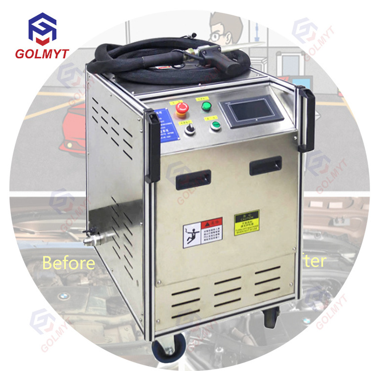 Factory Price Wholesale clean portable dryiceblastercleaningcarchassis dry ice blasting machine