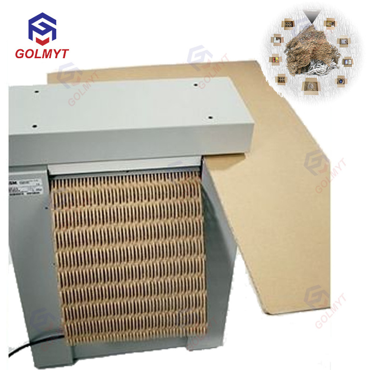 High quality industrial size cardboard paper cross cut shredder