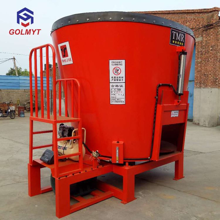 Cow/ chicken/horse/cattle feed mill equipment/ Poultry vertical Feed grinder Mixer/ Feed crushing Machine